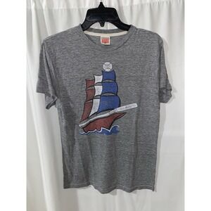 Homage Columbus Clippers MILB‎ Baseball Ship T Shirt Medium
